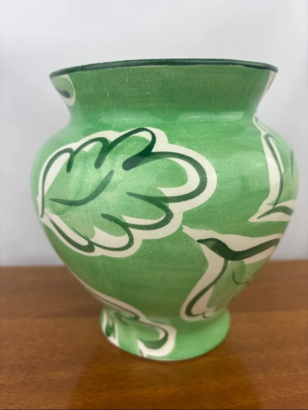 Vintage Fioriware jardinware zanesville hand painted pottery vase - Picture 2 of 9